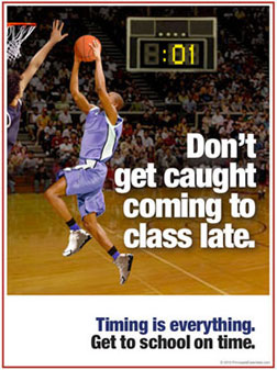 Don't Get Caught Coming to Class Late.