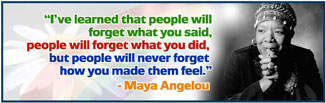 Maya Angelou - Custom Banner - Famous Quotes