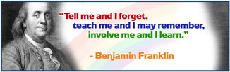 Benjamin Franklin - Custom Banner - Famous Quotes