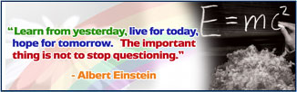 Albert Einstien - Custom Banner - Famous Quotes