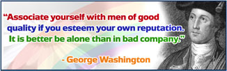 George Washington - Custom Banner - Famous Quotes