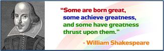 William Shakespeare - Custom Banner - Famous Quotes