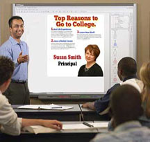 Classrom, Students with Smartboard
