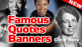 Famous Quotes Banners